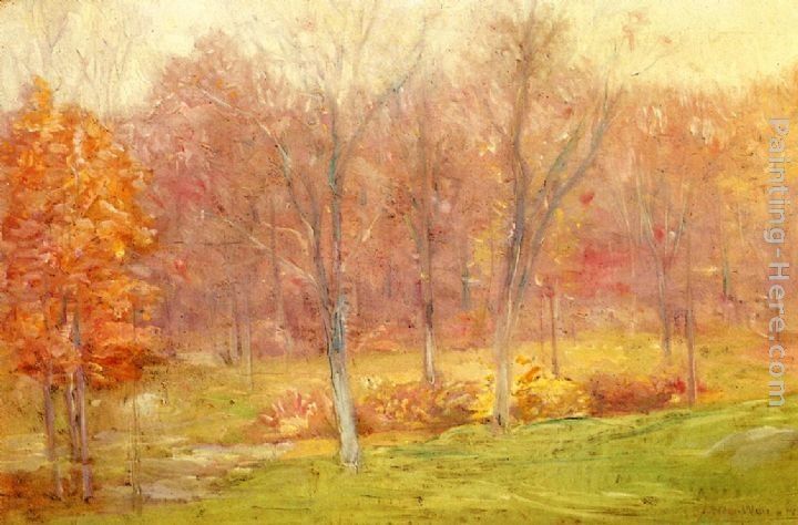 Julian Alden Weir Autumn Rain